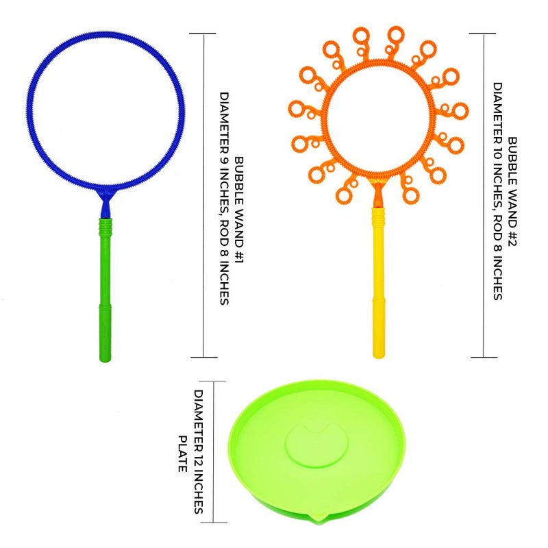 OLEOLETOY Giant Bubble Wand Set for Kids and Adults with Concentrated Refill, Fun Outdoor and Indoor Activity for Girls, Boys, Toddlers and Children to Enjoy - Image 3